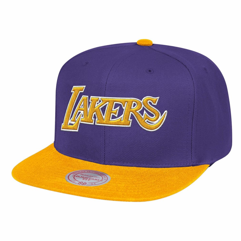 Headwear Mitchell & Ness  | Wool 2 Tone Snapback Hwc Los Angeles Lakers