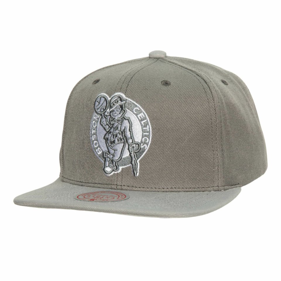 Headwear Mitchell & Ness  | Cool Grey Snapback Boston Celtics